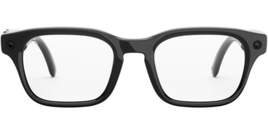 Lunettes connectées META Adventurer Noir classique, Verres transp