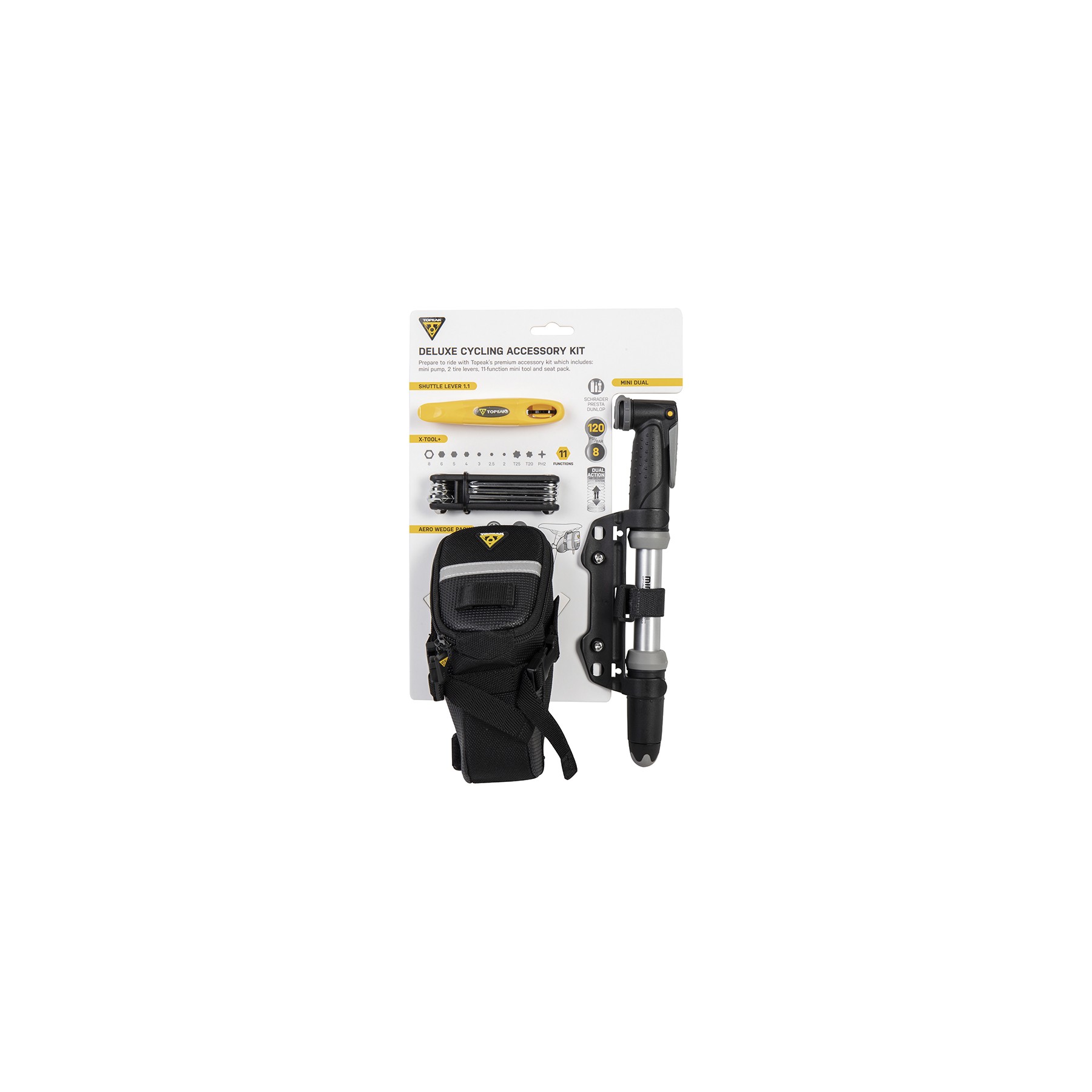 Pack accessoires TOPEAK pour vélo - Pack Deluxe