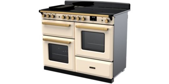 Piano de cuisson induction FALCON ESTEL DELUXE OCTAB IND 110 CM CREME PAST