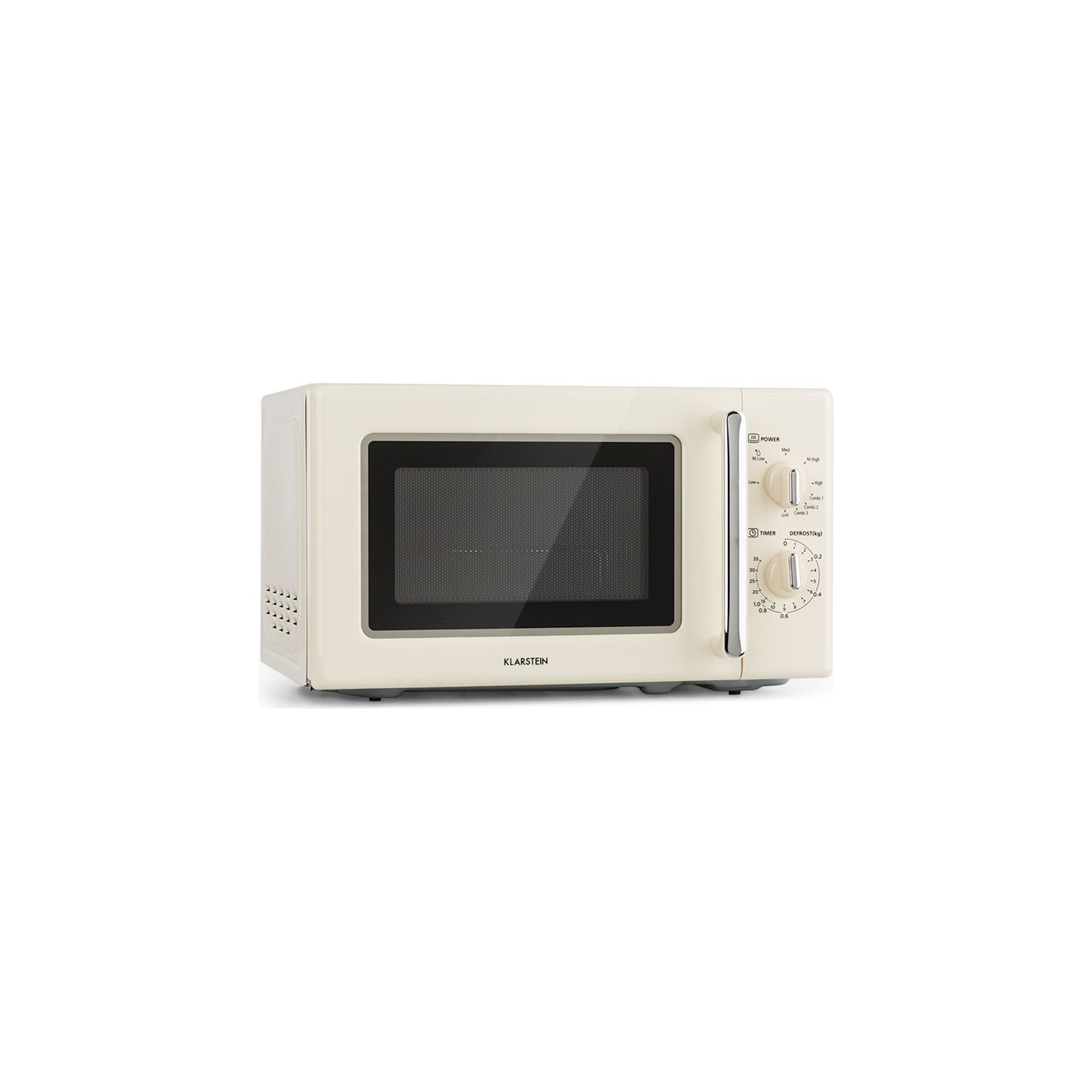 Micro ondes combiné KLARSTEIN Caroline - Crème