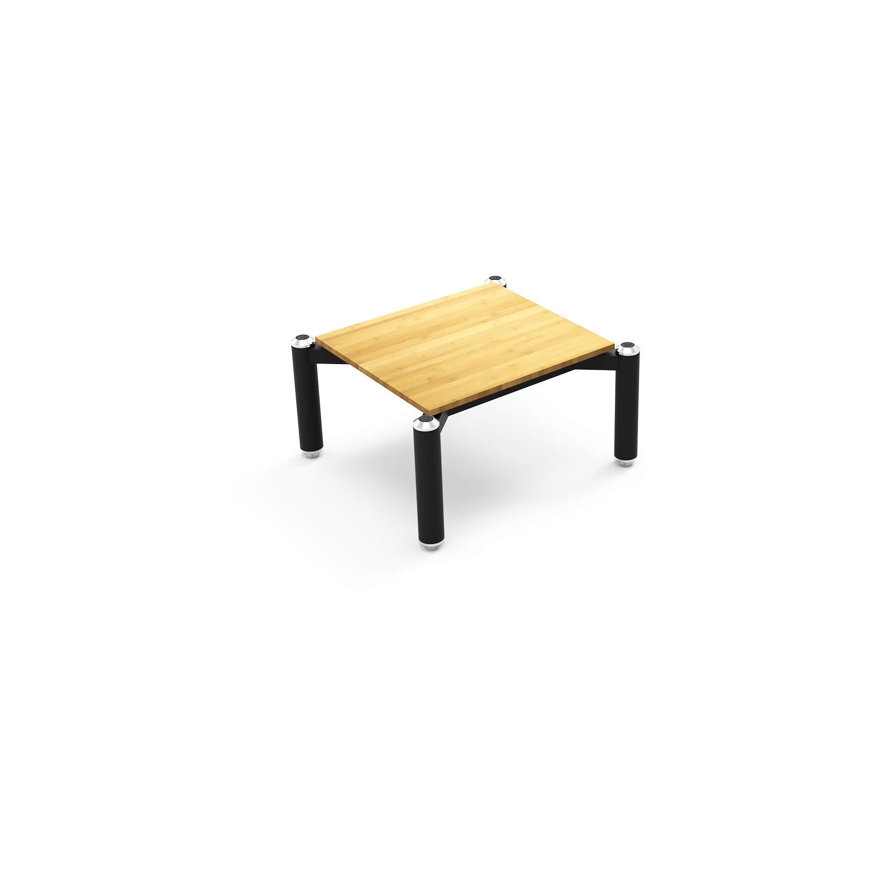 Meuble Hifi NORSTONE Spider 3 noir / bambou