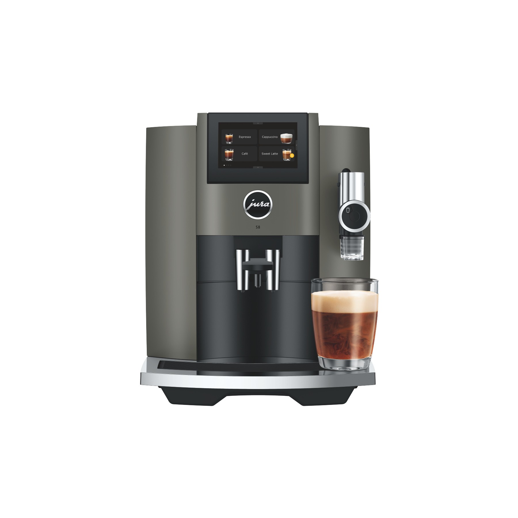 Expresso Broyeur JURA S8 Dark inox (EB)