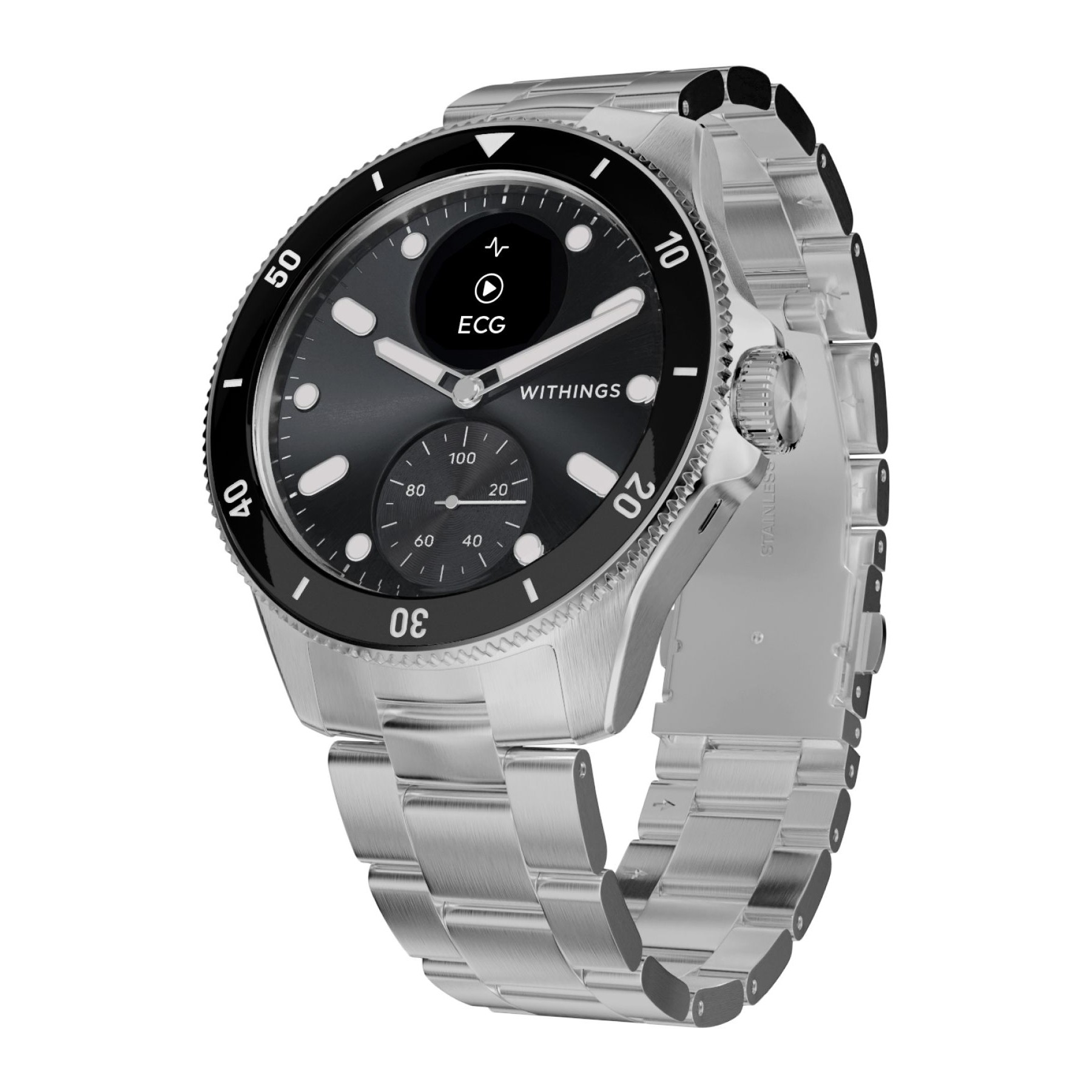 Montre santé WITHINGS Scanwatch Nova 42mm Noire