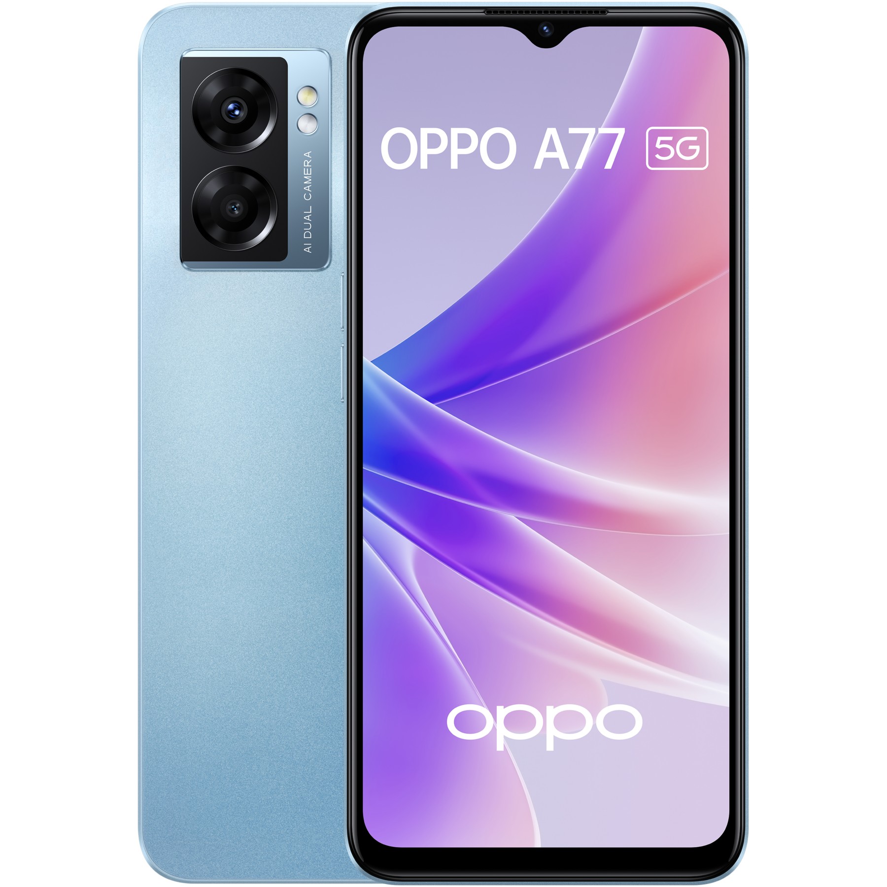 Smartphone OPPO A77 Bleu 64Go 5G