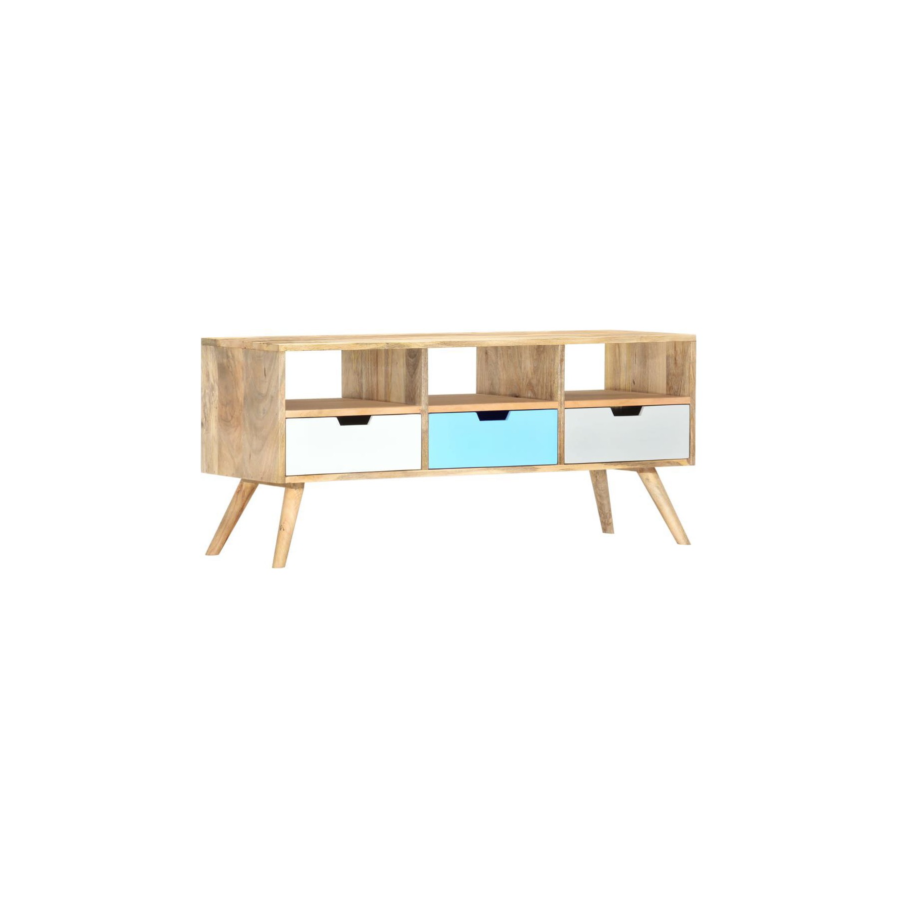 Meuble TV HELLOSHOP26 Meuble TV multimédia étagère télévision