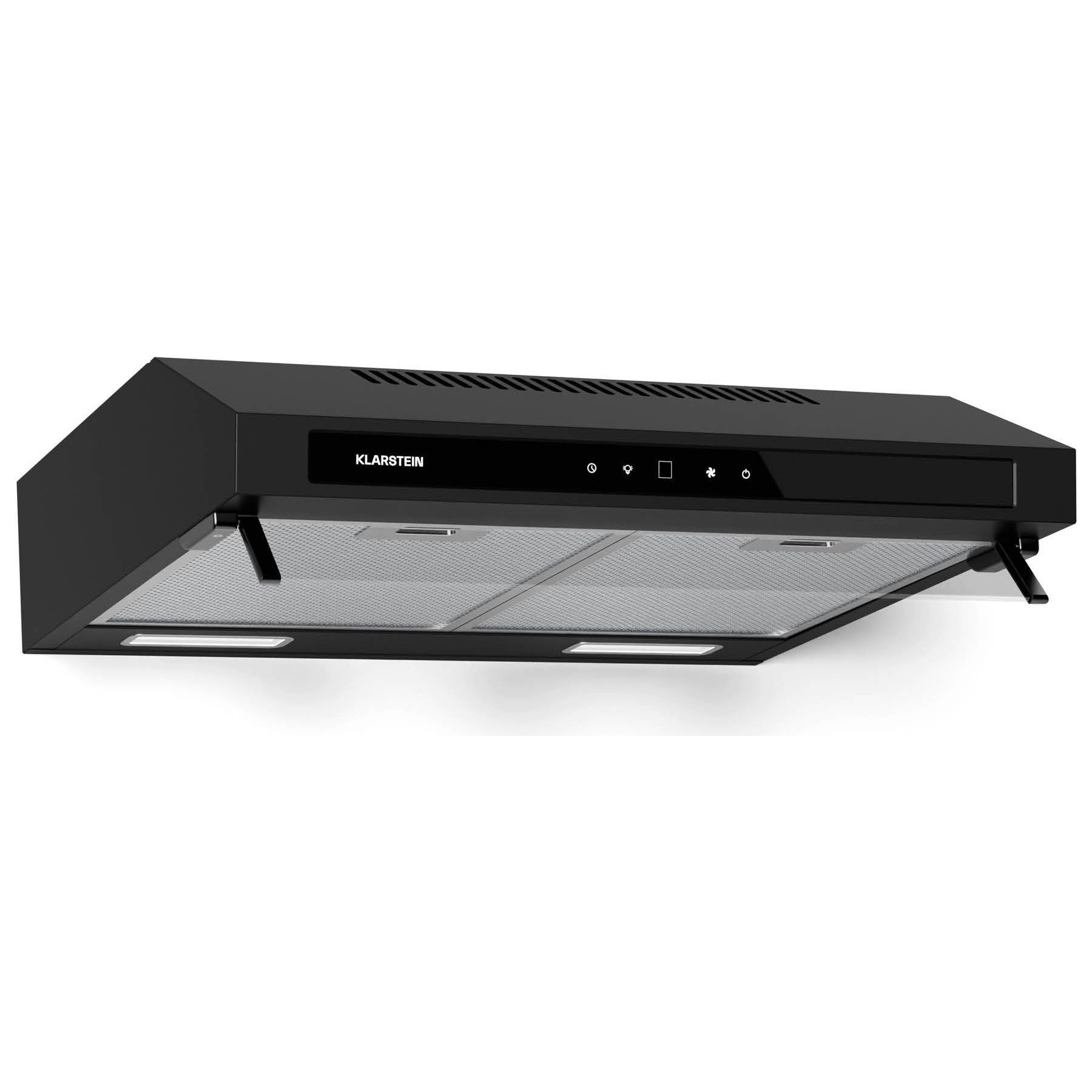 Hotte casquette KLARSTEIN Purista Force Compacte 384,8m³/h C noir