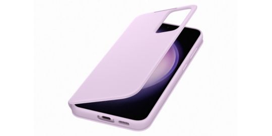 Etui SAMSUNG S23+ Smart View porte-carte Lilas