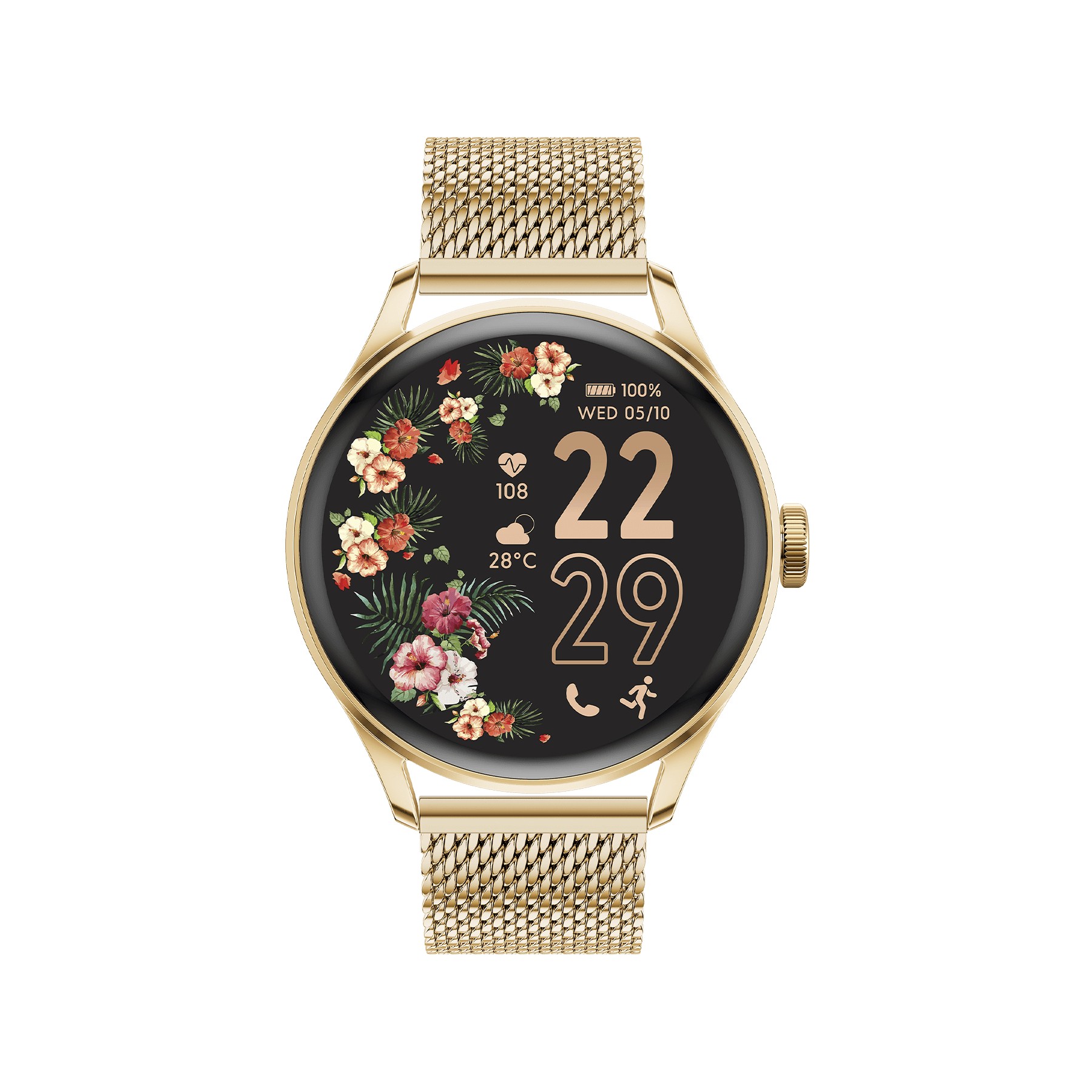 Montre connectée ICEWATCH Ice Smart 2.0 Or Bracelet Millanais 1.2
