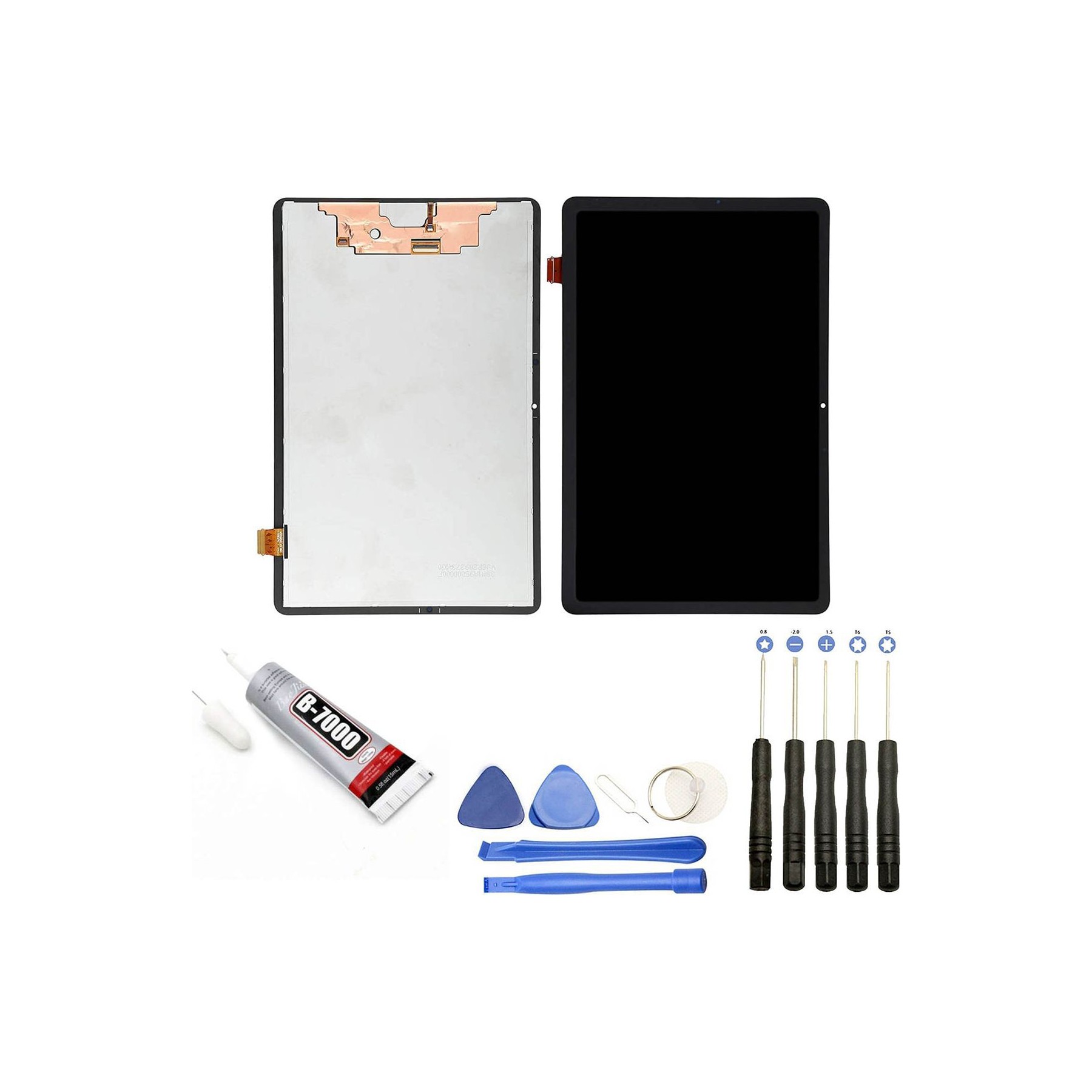 VISIODIRECT Vitre + LCD pour Galaxy Tab S7 SM-T870