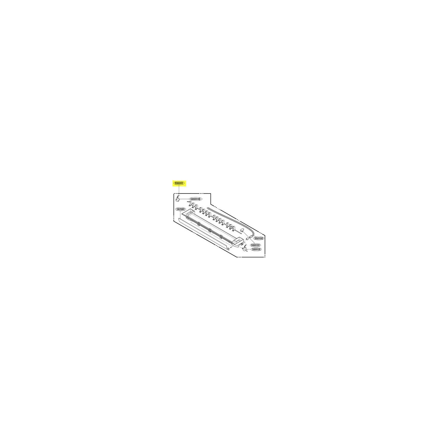Pièce détachée LG discharge(indoor) sn ggrd ls-n3660cl 200