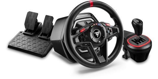 Volant + Levier de vitesses + Pédalier THRUSTMASTER T128 X SHIFTER PACK