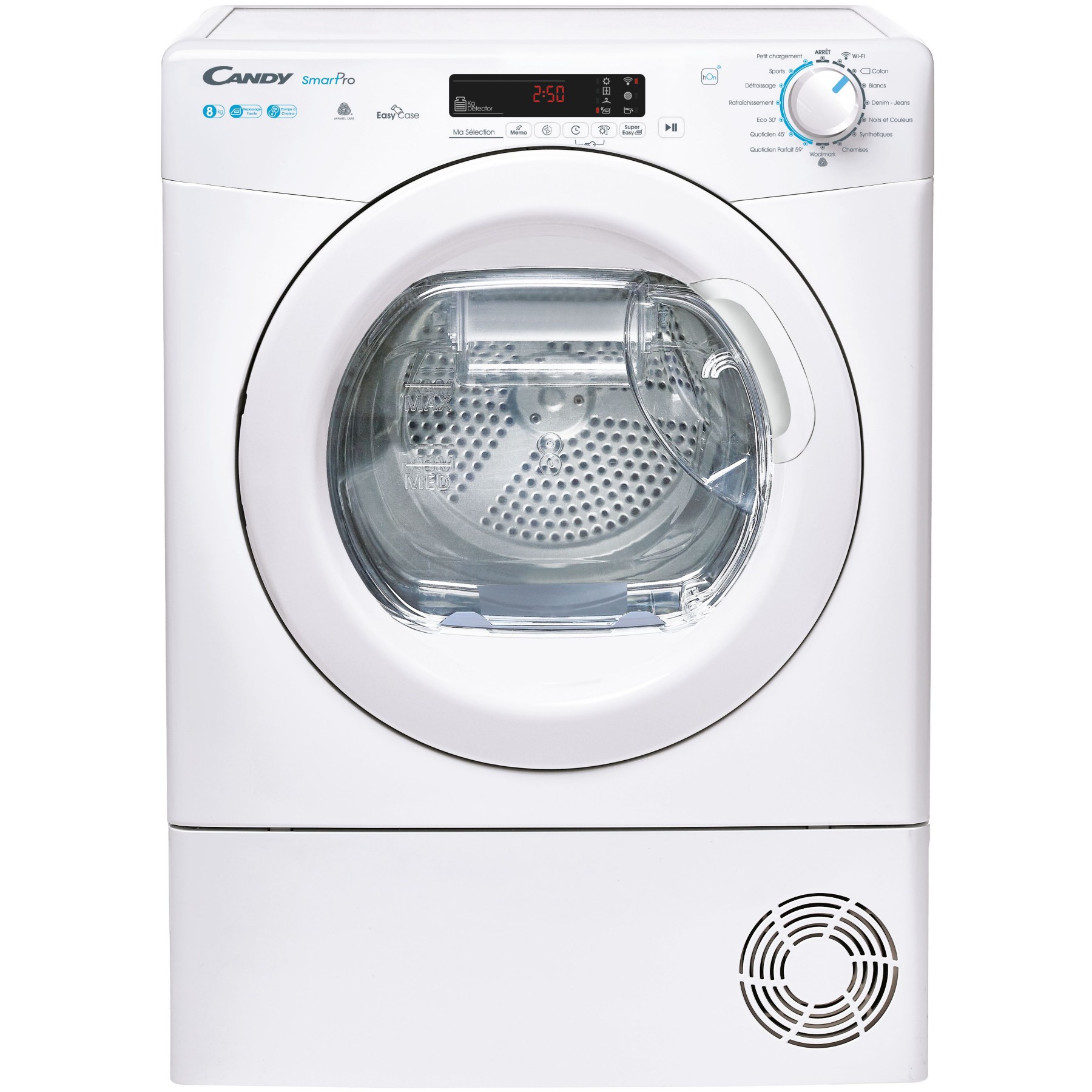 Sèche linge pompe à chaleur CANDY CSOE H8A2DE-47