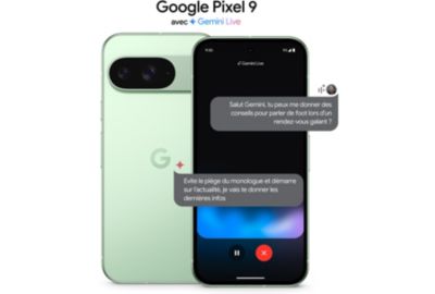Smartphone GOOGLE Pixel 9 Vert Amande 128Go