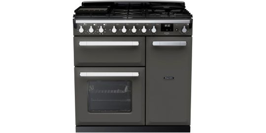 Piano de cuisson gaz FALCON ESTEL DELUXE TAB GAZ 90 CM ARDOISE CHROM