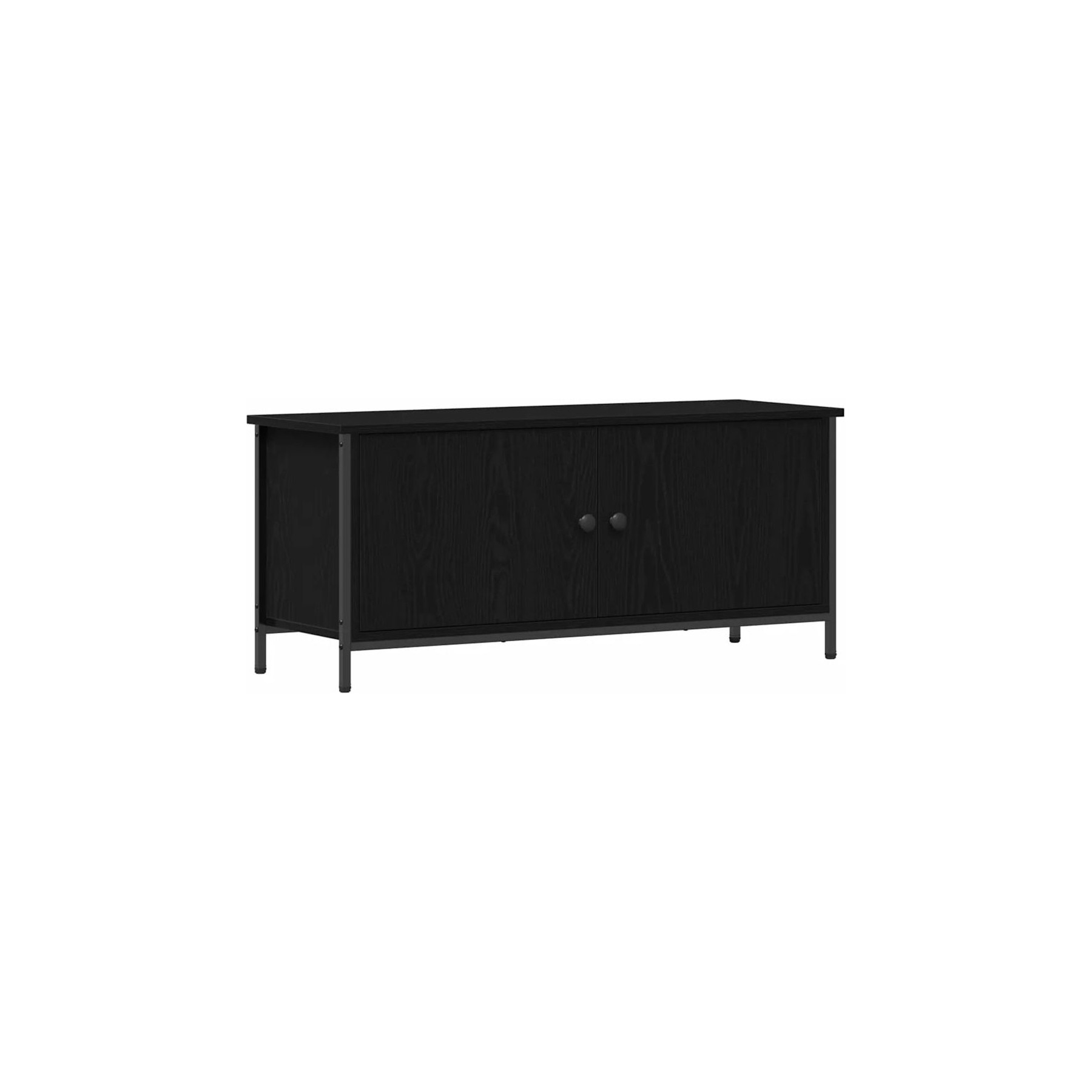 Meuble TV HELLOSHOP26 Meuble TV rectangulaire avec rangement 1
