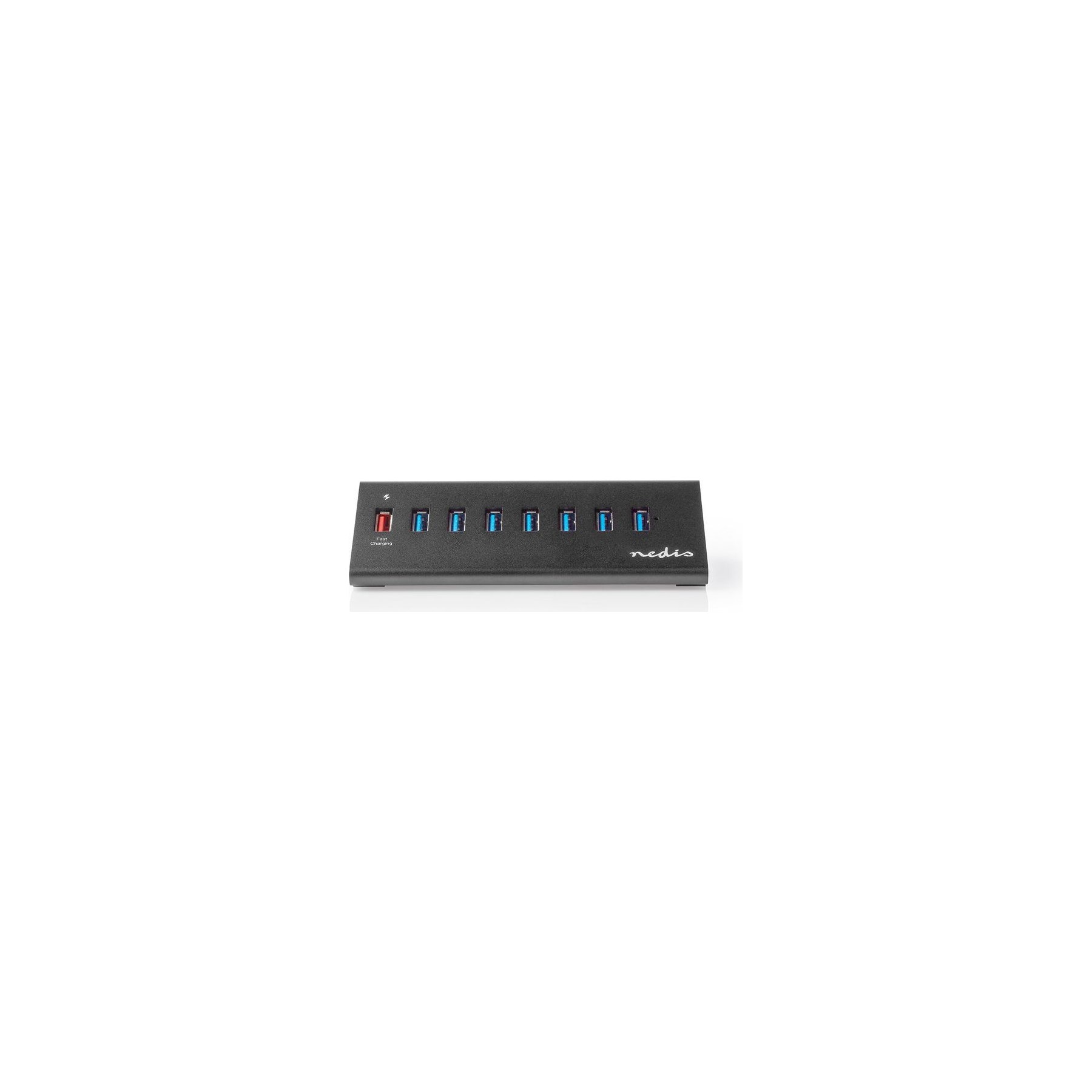 Hub NEDIS Hub USB 3.0 7 ports + 1 port de charge