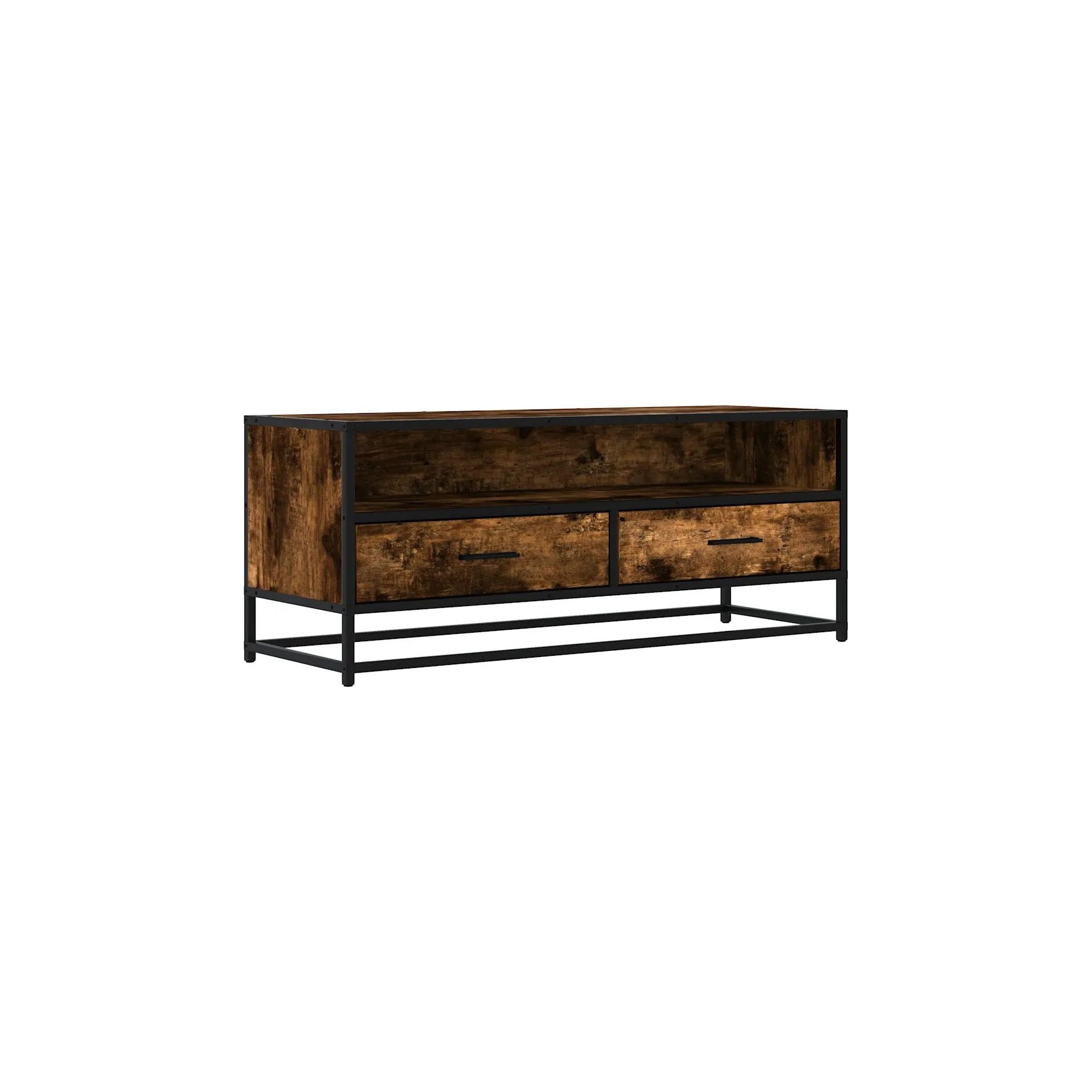 Meuble TV HELLOSHOP26 Meuble TV design industriel avec grand r