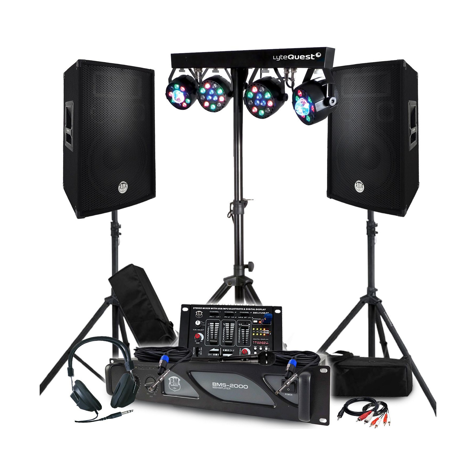 Pack sono BM SONIC Pack Sono BM SONIC Ampli 2000W, Paire d'
