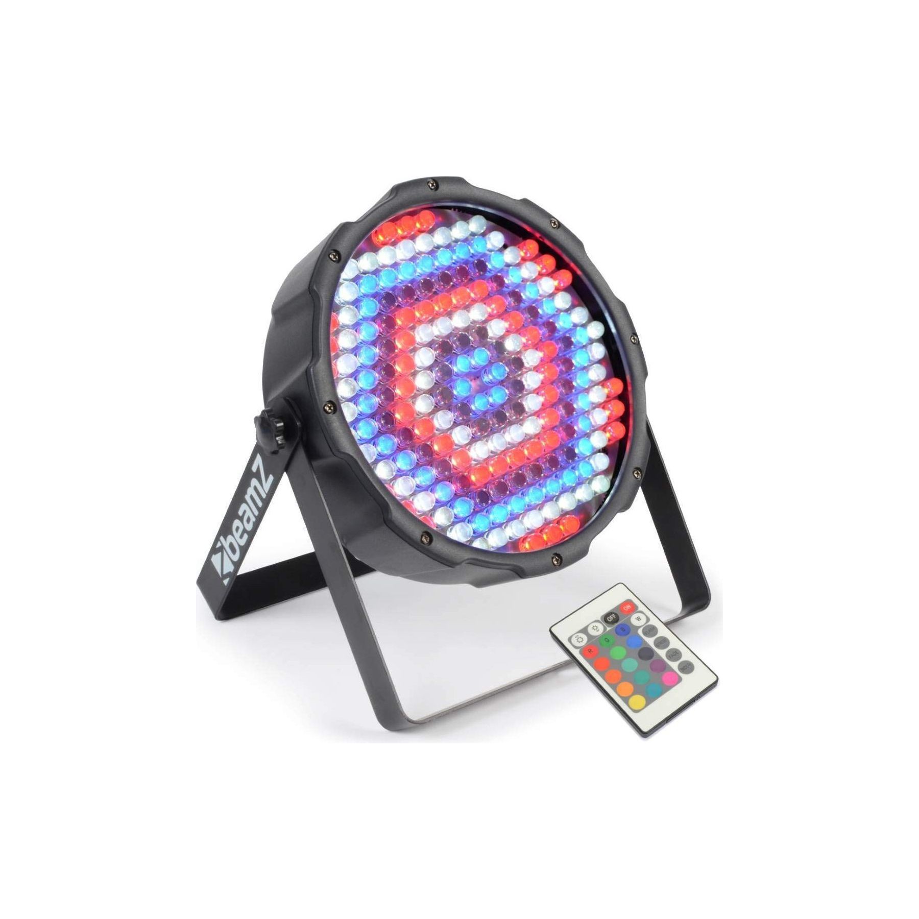 Jeu de lumières BEAMZ Projecteur lumineux Flat PAR 186 LEDs 10