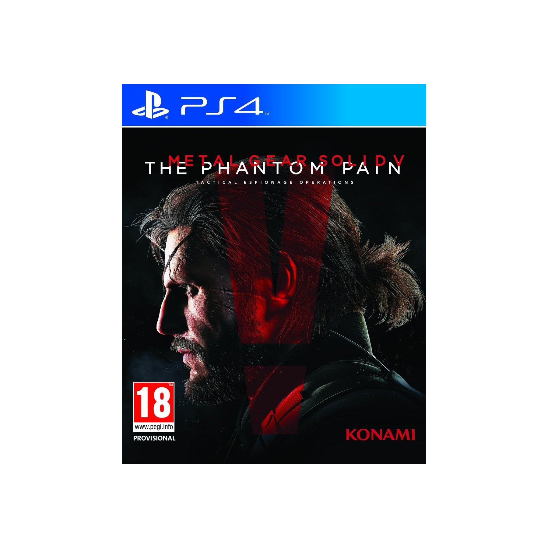 Jeu PS4 KONAMI Metal Gear Solid 5 : The Phantom Pain
