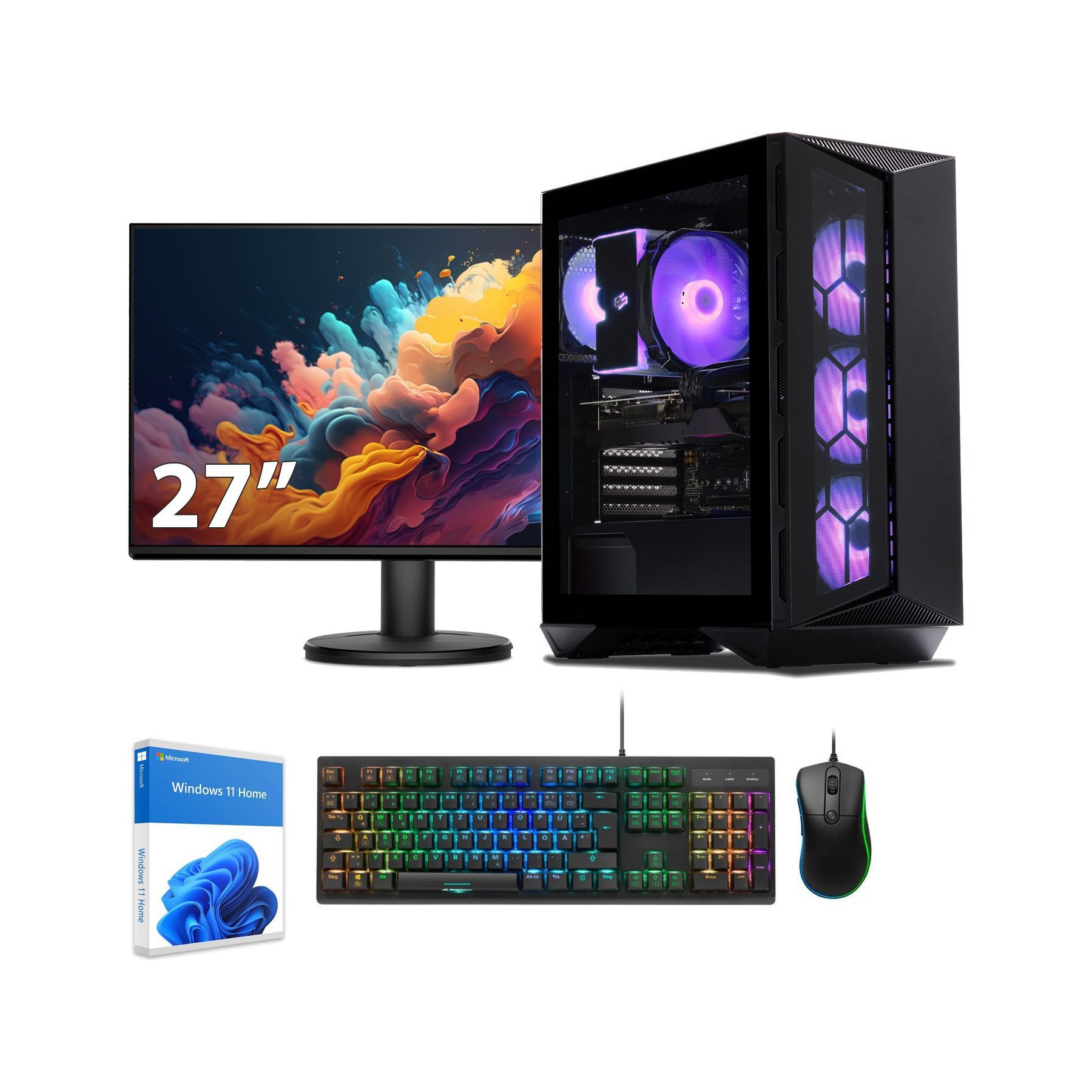 PC Gamer SEDATECH Ryzen 5 7500F, RTX4060Ti, Win 11