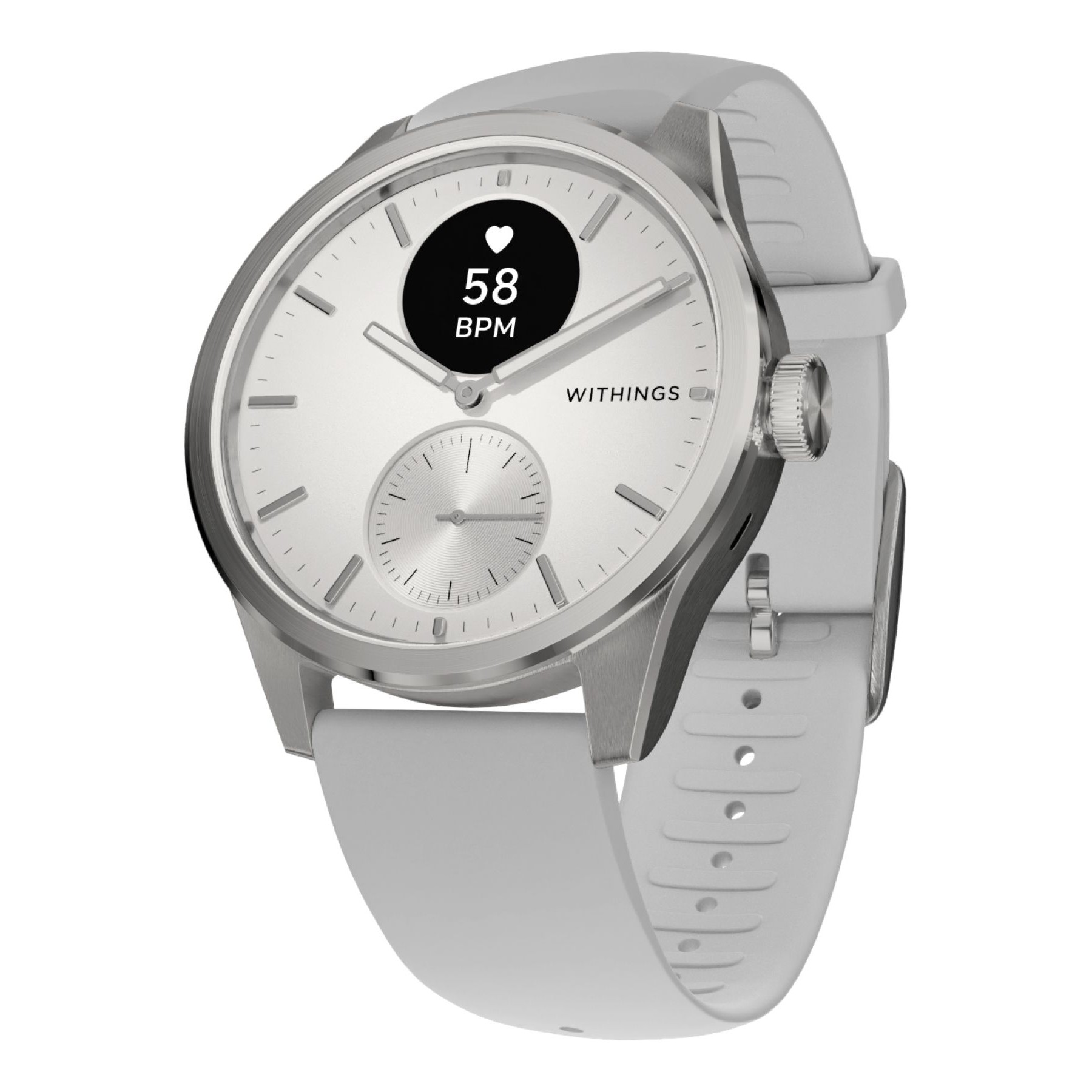 Montre santé WITHINGS Scanwatch 2 42mm Blanche