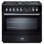 Piano de cuisson gaz FALCON PROFESSIONAL+90 FX MIXT NOIR BRILLANT