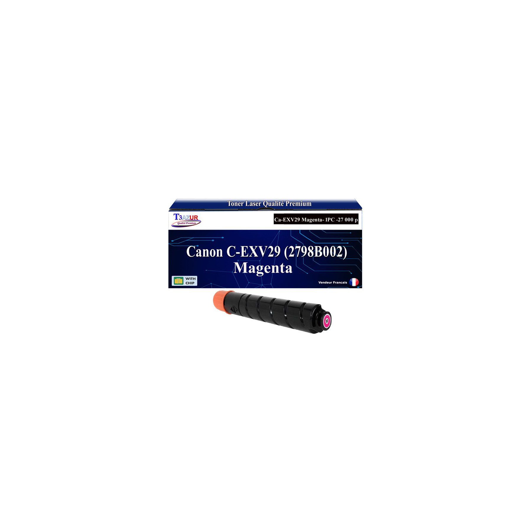 Toner T3AZUR pour Canon C5235i, C5240i, CEXV29 M