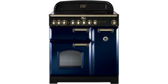 Piano de cuisson vitrocéramique FALCON CLASSIC DELUXE 90 BLEU ROI LAITON
