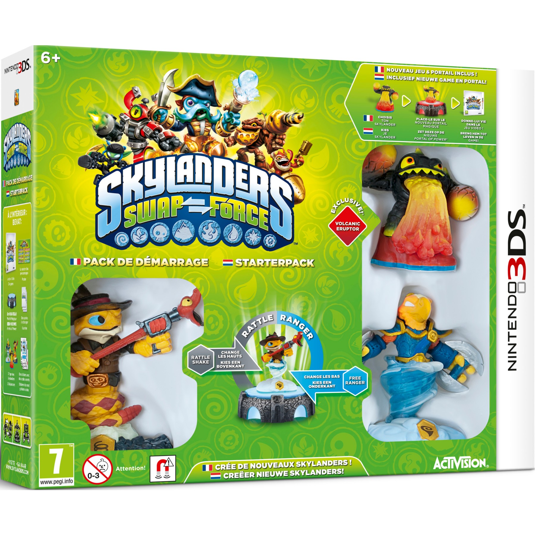 Jeu 3DS ACTIVISION Skylanders Swap Force Starter pack Reconditionné