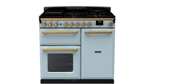 Piano de cuisson induction FALCON ESTEL DELUXE TAB IND 90 CM BLEU PASTEL L