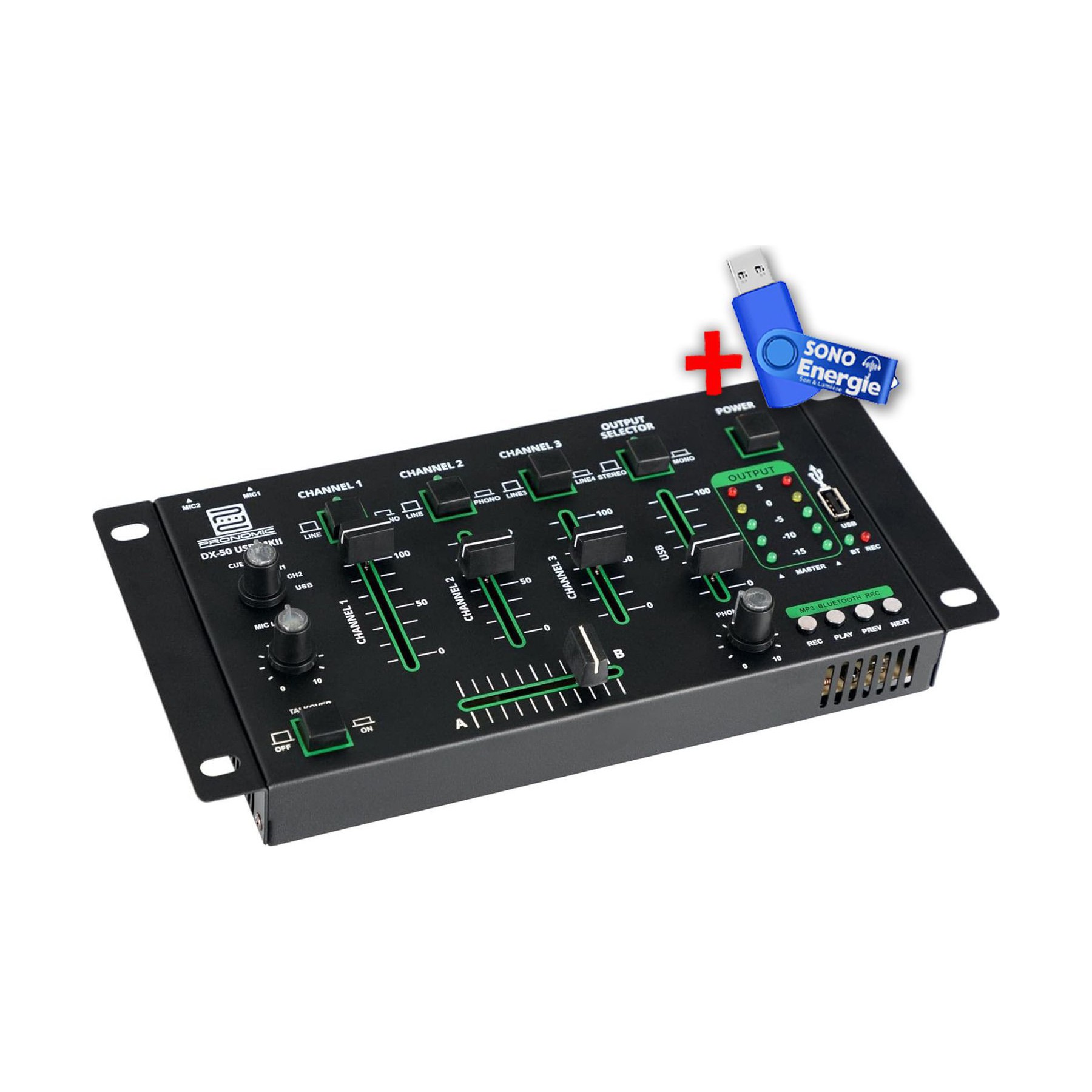 Table de mixage PRONOMIC Table de mixage Pronomic DX-50 USB MKII