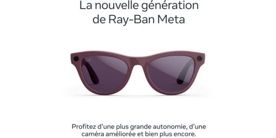 Lunettes connectées META Ray-Ban Skyler (Gen 2) - Violet mystique brillant, Verres Transitions® améthyste