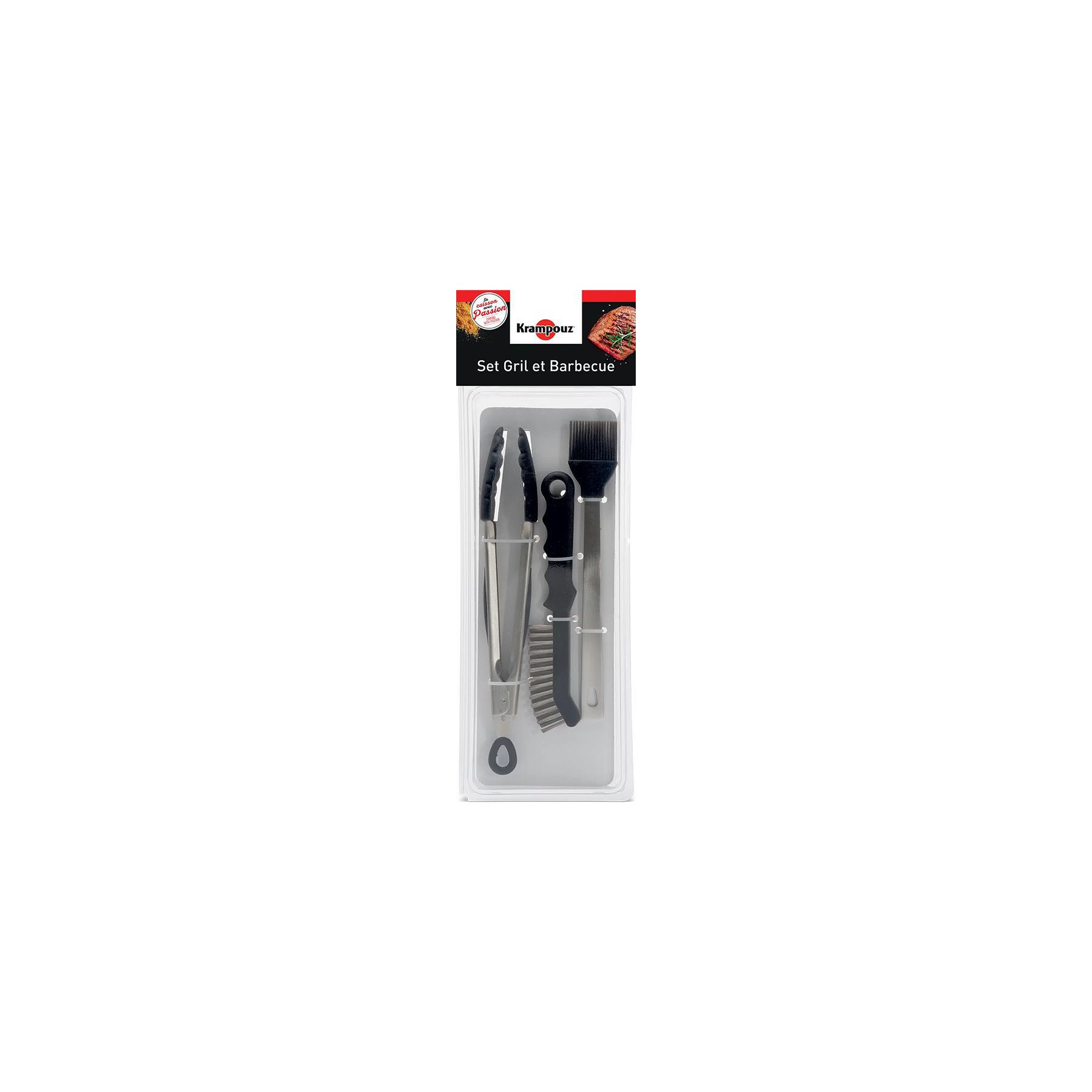 Ustensile barbecue KRAMPOUZ Set d'accessoires barbecue
