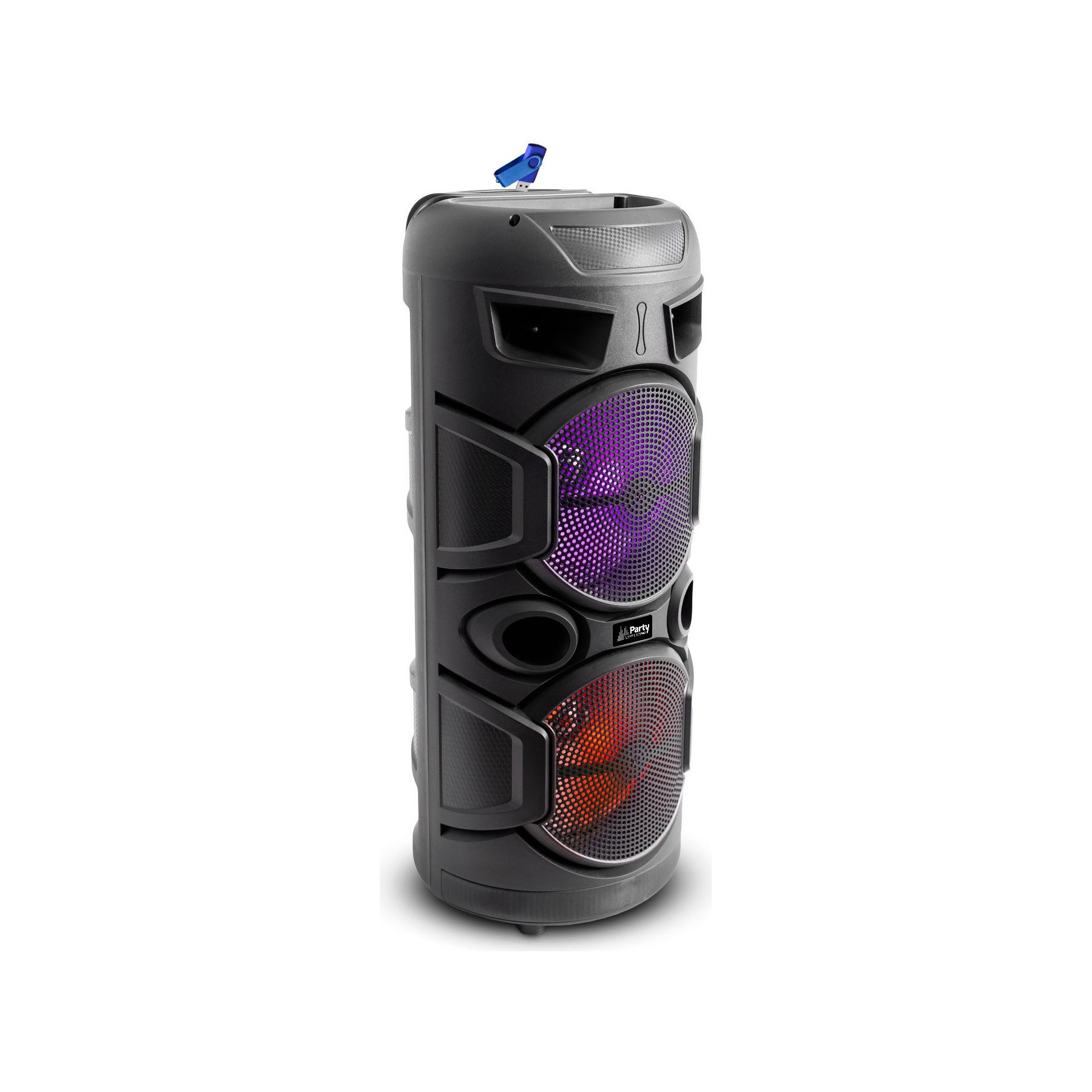 Enceinte nomade LEDWOOD PLUTON 300W TWS Batterie Effets Lumineux