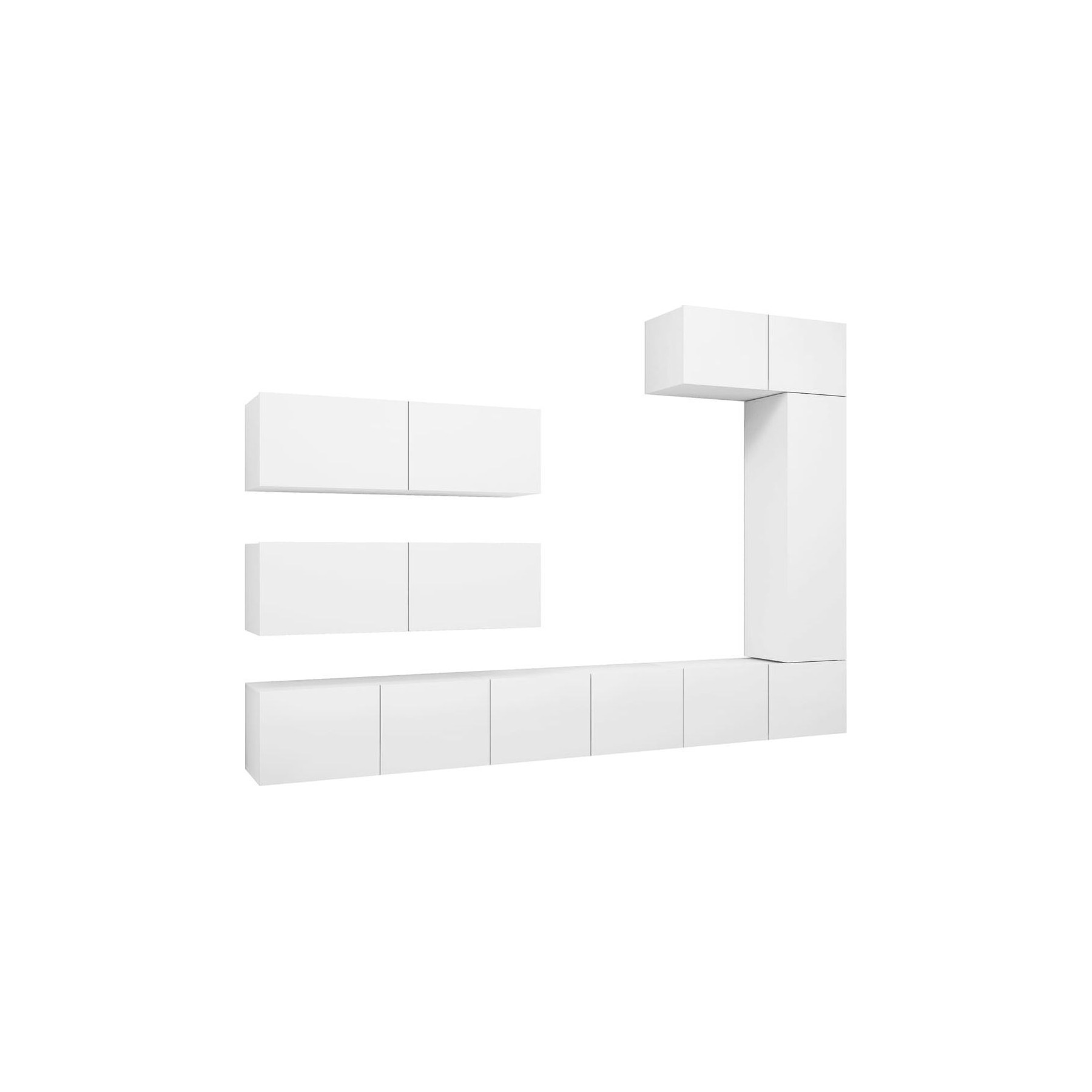 Meuble TV HELLOSHOP26 Ensemble de meubles armoire buffet TV té
