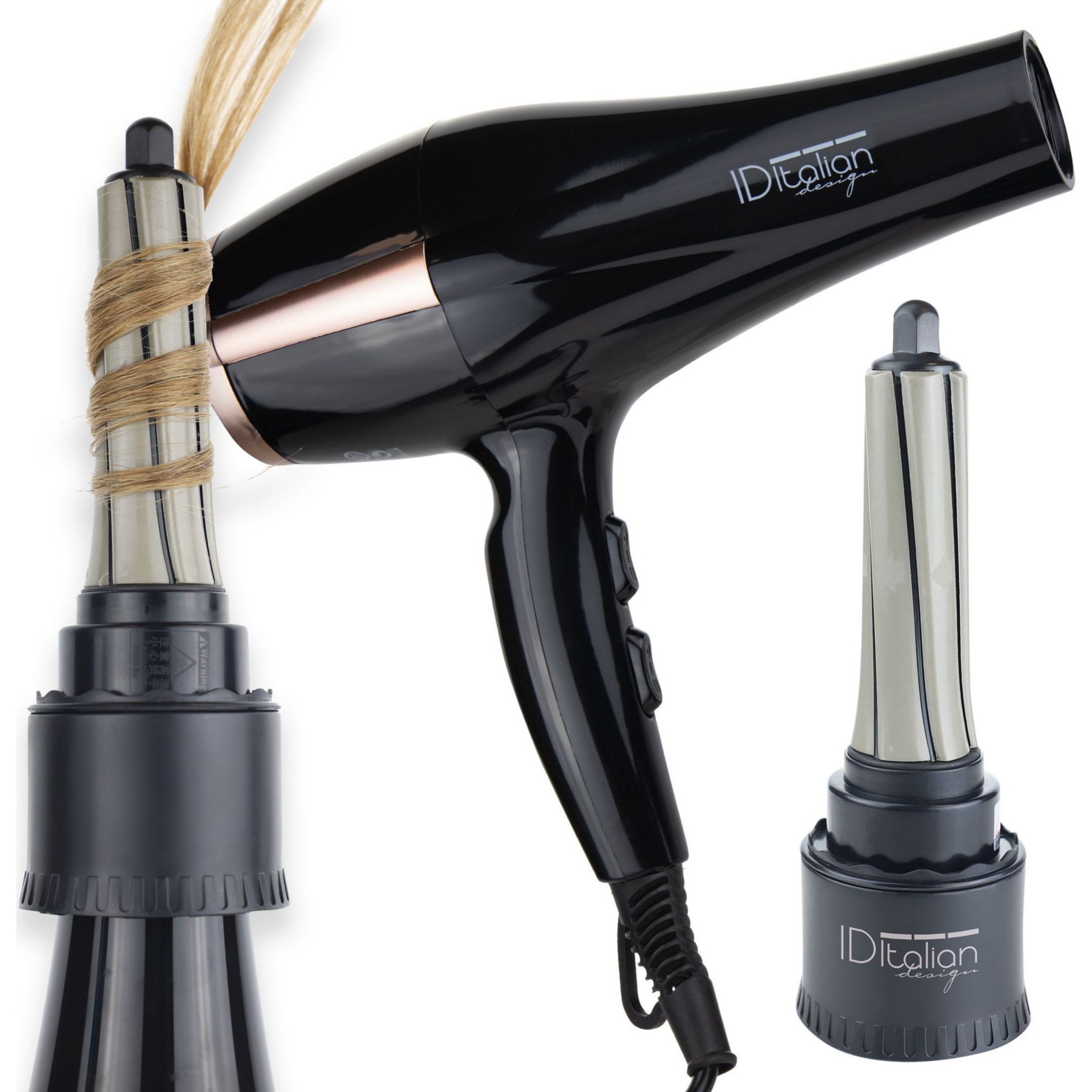 Sèche cheveux professionnel ITALIAN DESIGN Sèche-Cheveux + diffuseur