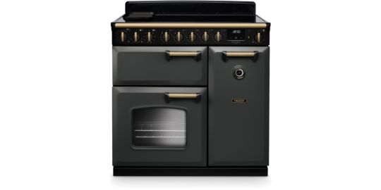 Piano de cuisson induction FALCON NGC TAB IND 90 CM ARDOISE LAITON ANTIQUE