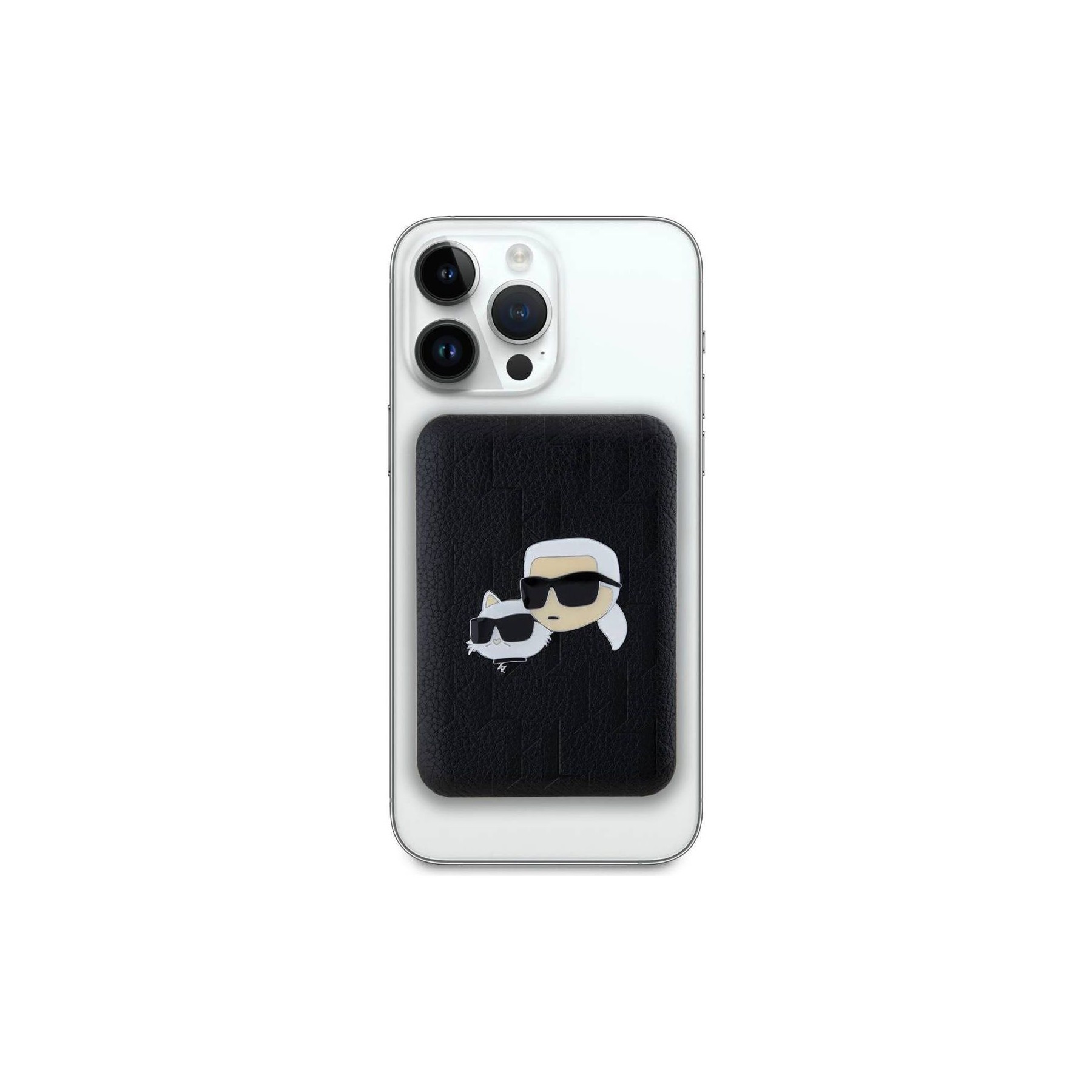 Batterie externe KARL LAGERFELD avec Motif Karl et Choupette Heads