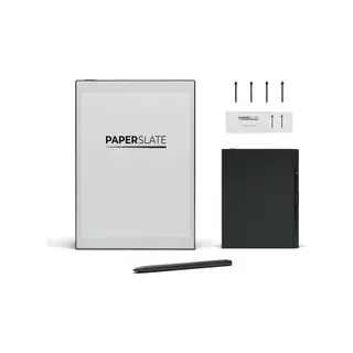 Bloc-notes numérique PAPERSLATE Pack + Couverture Grise + 4 Mines