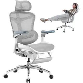 Fauteuil ergonomique SIHOO C300 Pro JT chaise ergonomique blanc