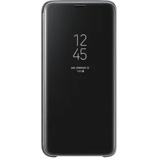 Etui SAMSUNG S9 Clear View Cover Fonction Stand noir