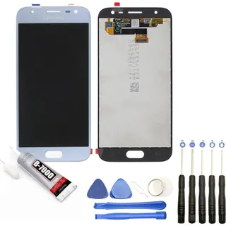 Ecran téléphone VISIODIRECT Vitre+LCD pour Samsung Galaxy J3 2017