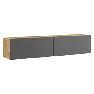 Meuble TV HELLOSHOP26 Meuble TV à 2 portes 29,5 x 140 x 31,5 c