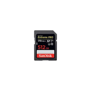 Carte SD SANDISK Extreme Pro SDXC 512 Go 90/170 Mo/s V30