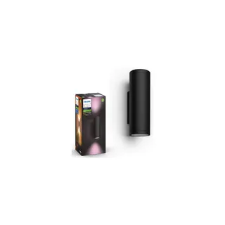 Applique murale PHILIPS HUE W&C APPEAR 8W ronde Noir