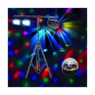 Jeu de lumières KOOL LIGHT Pack Light 2 strobo +Boule RVB &Flower