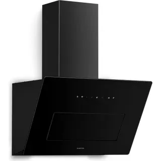 Hotte décorative murale inclinée KLARSTEIN SleekAir élégante 720 m³/h 60 cm Noir
