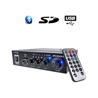 Pack sono LTC AMPLI MFA Noir KARAOKE 2x50W USB BT