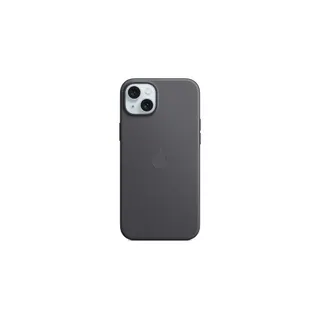 Coque APPLE iPhone 15 Plus MagSafe tissage fin Noir